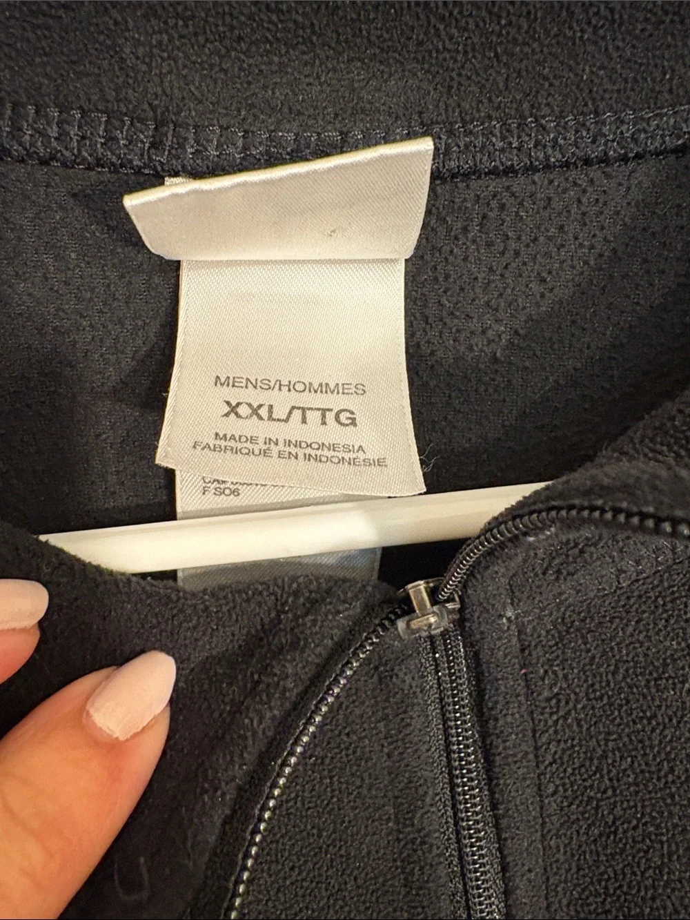 The North Face Black Half-Zip Fleece Top